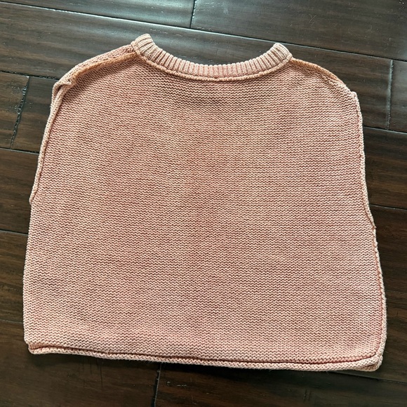 Free People Sweaters - Free People Crewneck Sweater Vest in Blush Pink M
